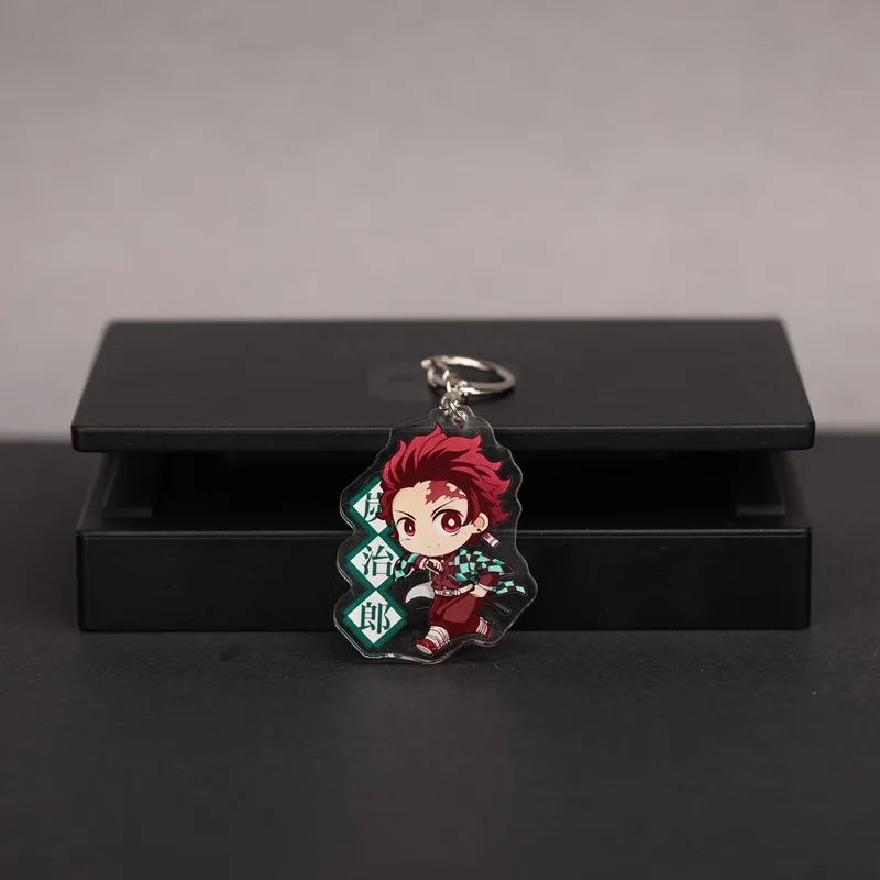 Аниме демон убийца Kimetsu no Yaiba брелок Kamado Tanjirou Nezuko Tomioka Giyuu Agatsuma Zenitsu косплей реквизит Ключ Пряжка