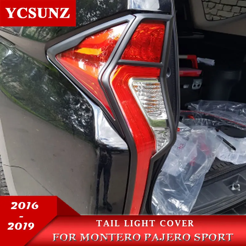 2016 2019 для Mitsubishi Pajero спортивные аксессуары хромированные задние фары Крышка Montero