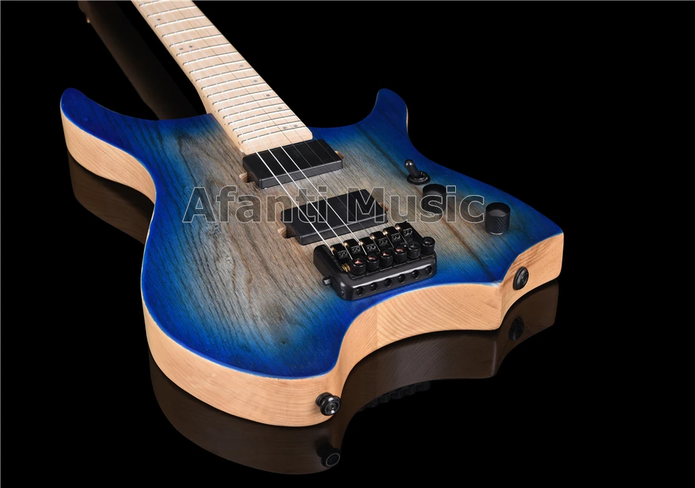 Afanti музыкальная фабрика Безголовый стиль Ash Body Электрогитара(AWT-728