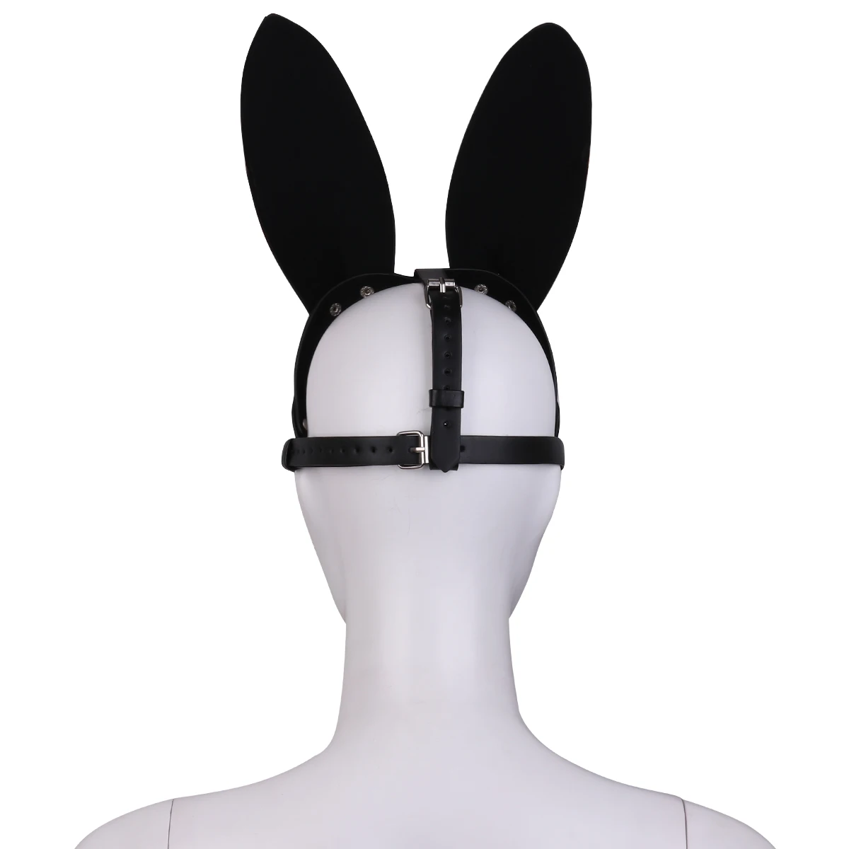 Женские pu кожаные стимпанк готические маски мужские ручной работы уши кролика маска на пол-лица повязка на глаза, маска для сна аксессуары для косплея рейв костюм