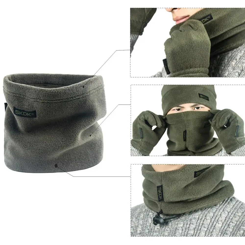 Special fleece three-piece suit Women Scarf Hat Gloves Set Three-Piece Winter Warm Set Female Hats Scarves Men Unisex Drop Shipp