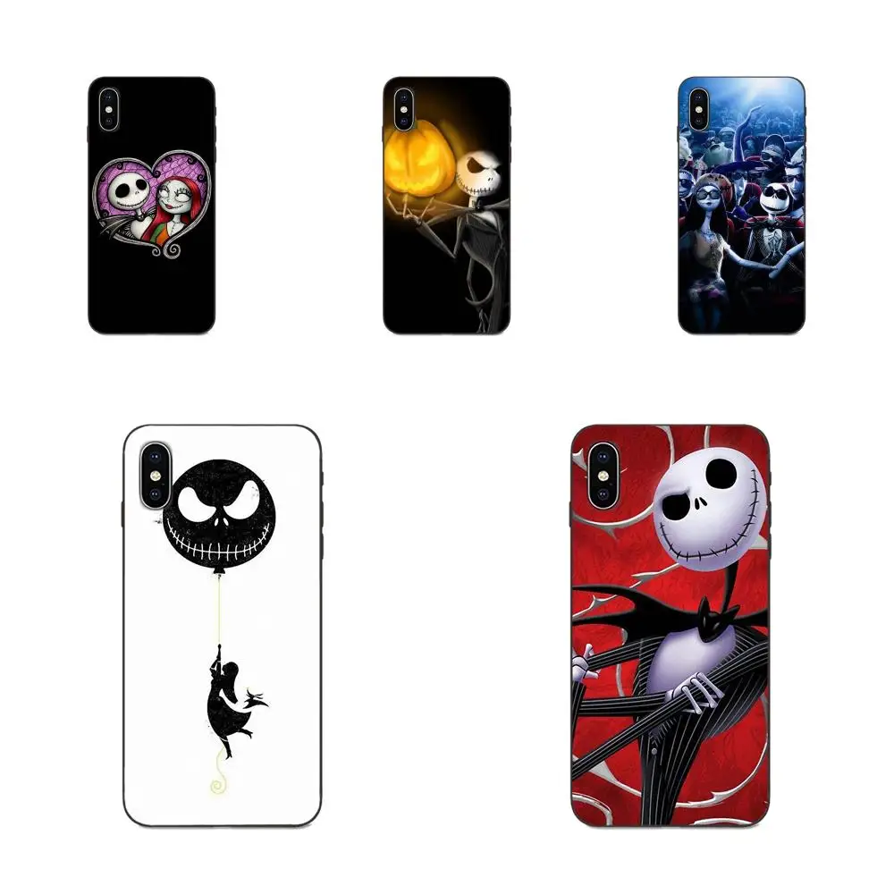 Рождественский мягкий чехол Sally Jack Skellington для Apple iPhone X XS Max XR 4 4S 5 5S SE 6 6S 7 8 Plus |