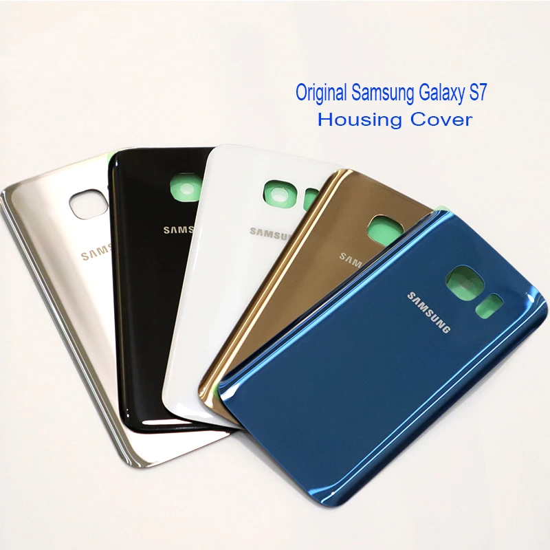 задняя крышка galaxy s8 Samsung Galaxy S7 оригинальная Задняя стеклянная батареи Дверь
