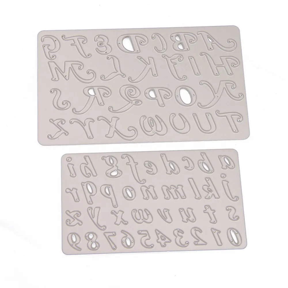 Alphabet Letter Numeral Metal Die Cutting Dies For Cutting Machine Diy