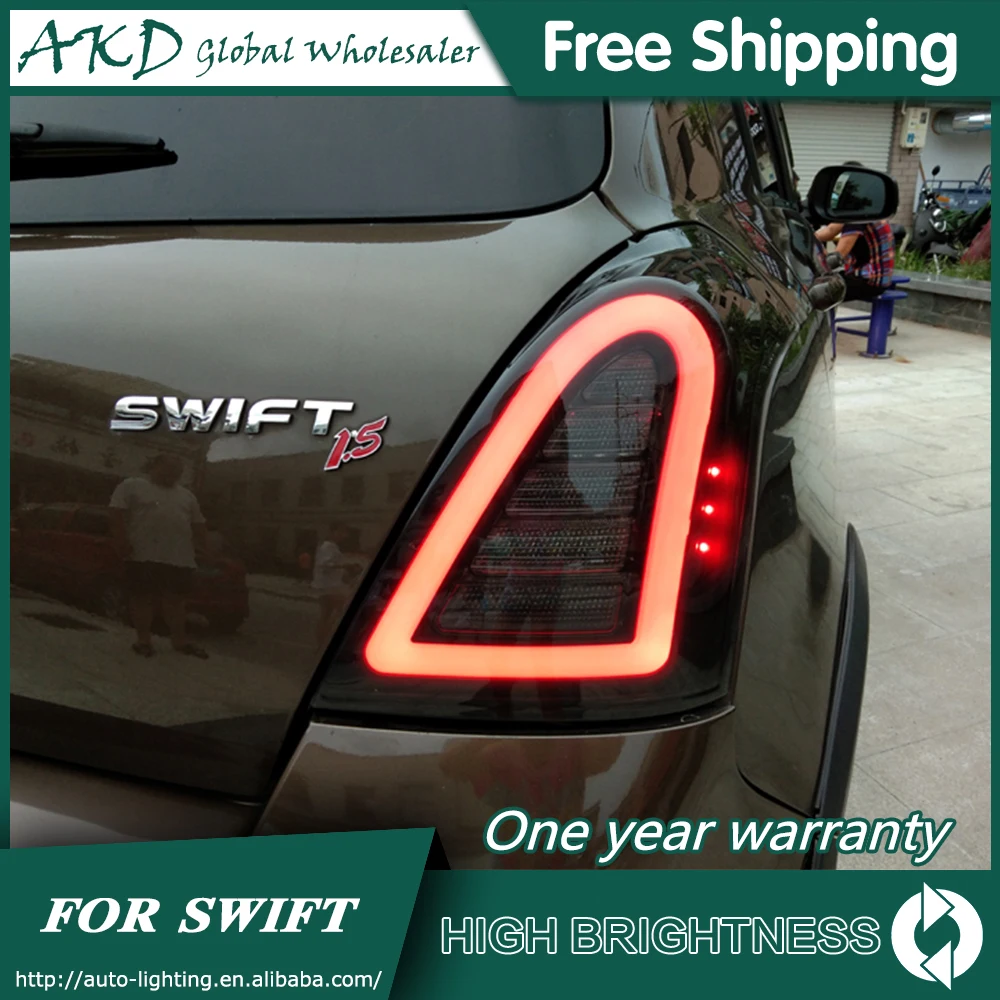 Tail Lamp For Car Suzuki Swift 2004-2017 Swift Tail Lights Led Fog Lights DRL Day Running Light Tuning Car Accessories