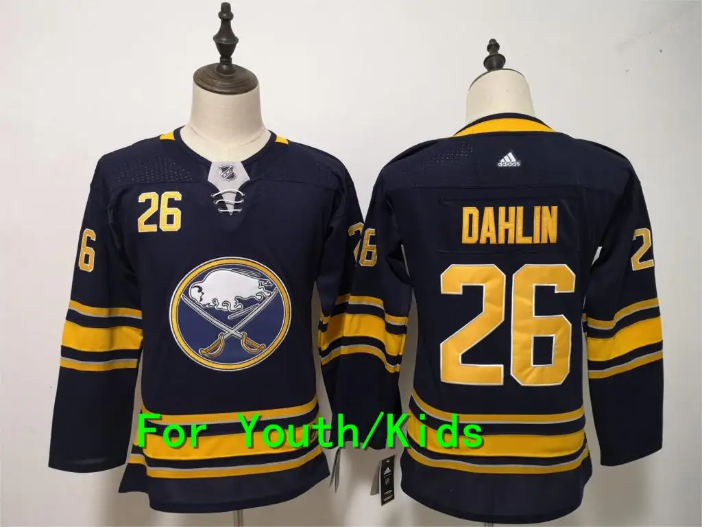 Молодежная Вышивка сшитые буйвола#26 Rasmus Dahlin Дети Джерси - Цвет: 2