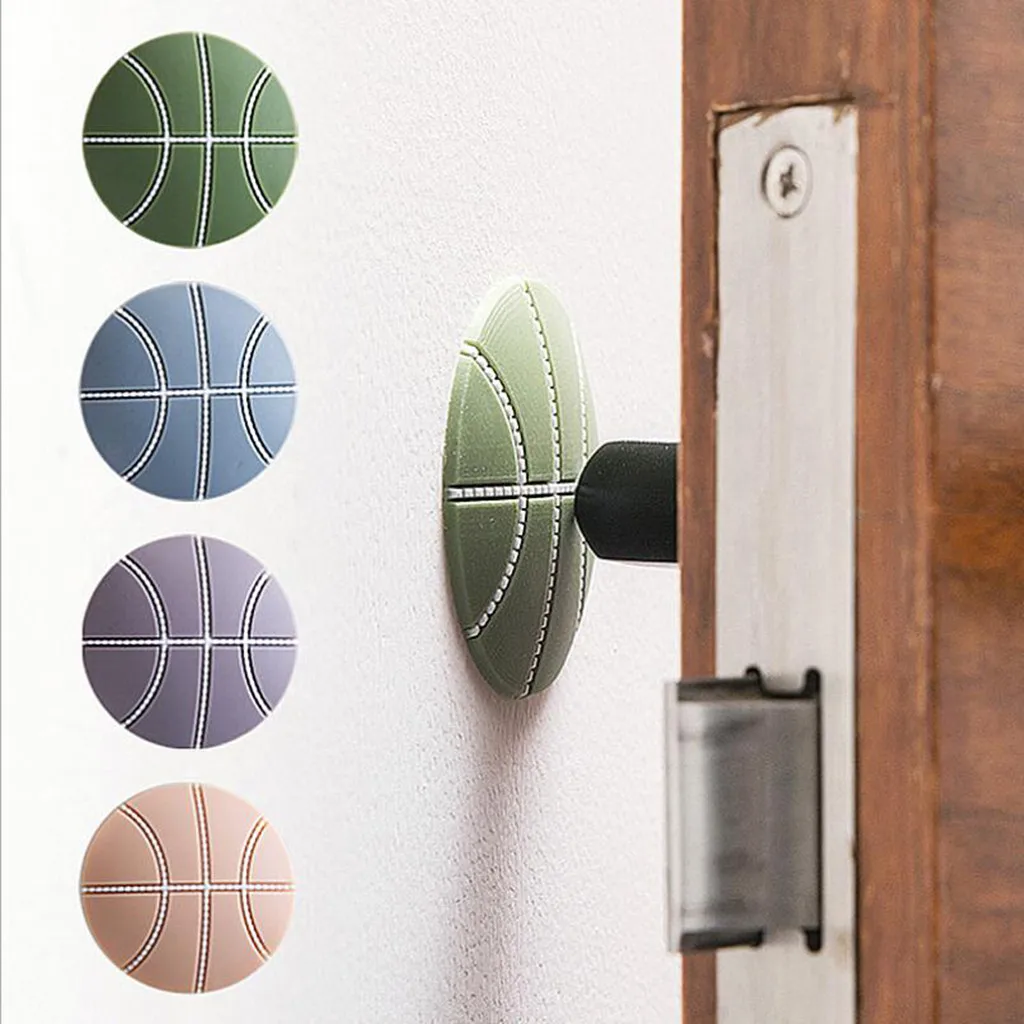 

Fashion 4Pcs Noiseproof Soft Rubber Home Door Back Crash Pad Doorknob Wall Protector Door Back Pad Patin de porte arrière P5