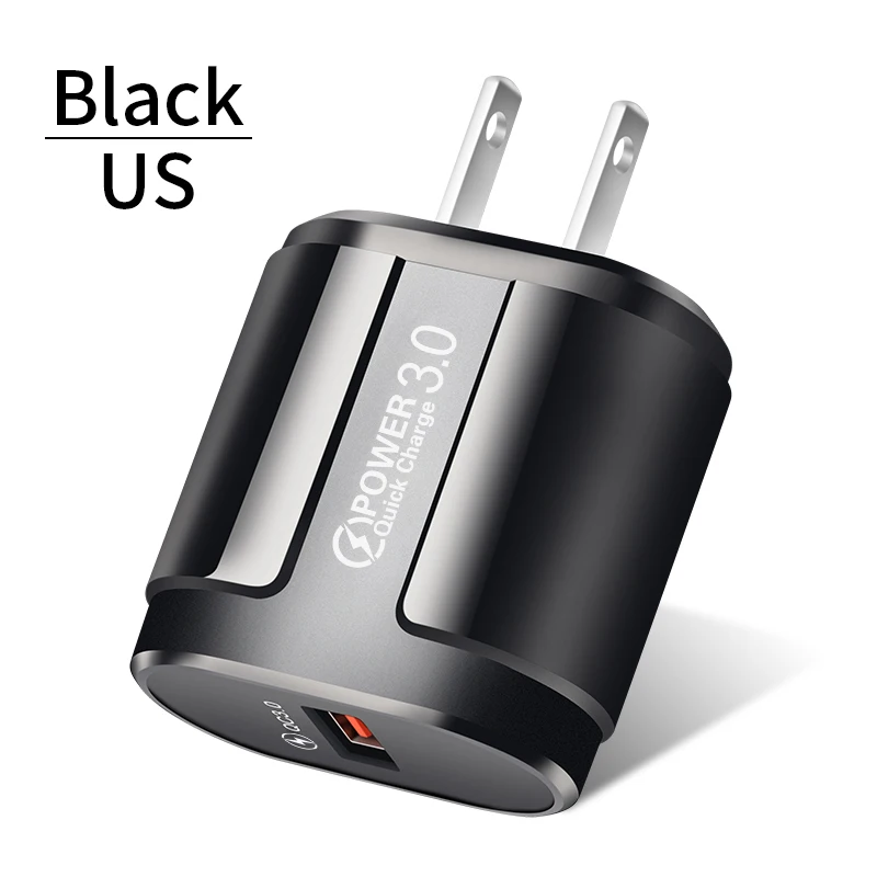 5v 1a usb USLION Quick Charge QC 3.0 USB US EU Charger Universal Mobile Phone Charger Wall Fast Charging Adapter For iPhone Samsung Xiaomi 65w charger Chargers