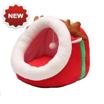 

Super Soft Pet Cat Beds Warm Soft Cat House Mat Removable Washable Cushioned Pillow Pad Non-Slip and Durable Cozy Kitten Bed