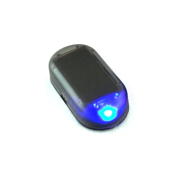 

Car Alarm Security System Warning Theft Flash Blinking Red Solar Simulation Anti-theft Warning Light High Quality
