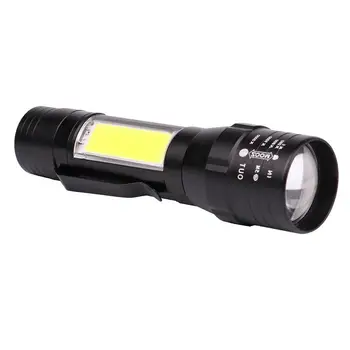 

8000LM LED Flashlight Zoomble Mini Torch Light Lamp USB Rechargeable Pocket Flashlight Universal Flashlight