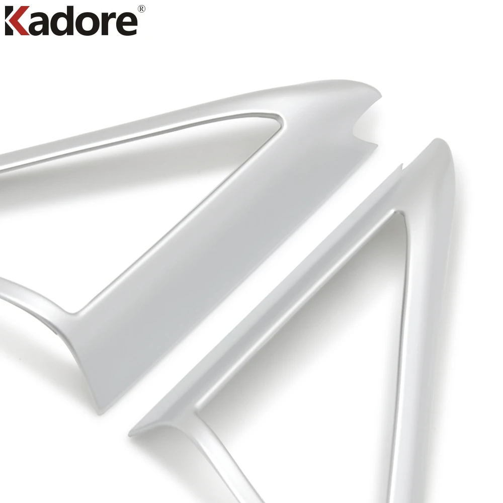 Внутреннее украшение автомобиля ABS Матовый подкладке спереди Треугольники рамка