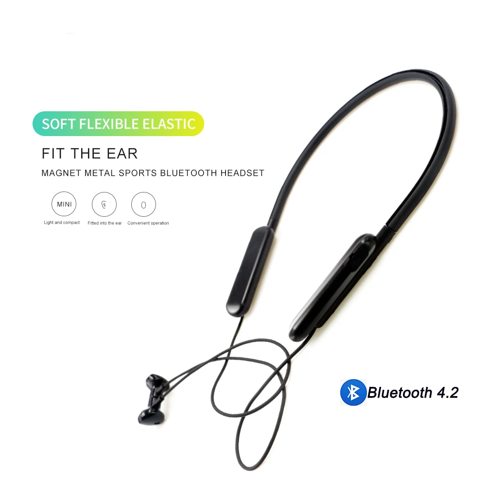 LOVESO спортивные магнитные беспроводные Bluetooth наушники SQ-T16 гарнитура для iPhone, двойные динамики с HD микрофоном наушники для мобильного телефона гарнитура