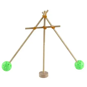 

DIY Gravity Bamboo Stick Toy Rich in Color Benefiting Eyes Development Assembly Model Gyroscope Science Experiment Kits