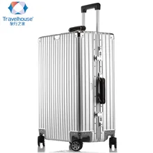 Чемодан для путешествий из алюминиевого магниевого сплава с алюминиевой рамой для деловых поездок и путешествий Lugguge, универсальный багаж и чемодан