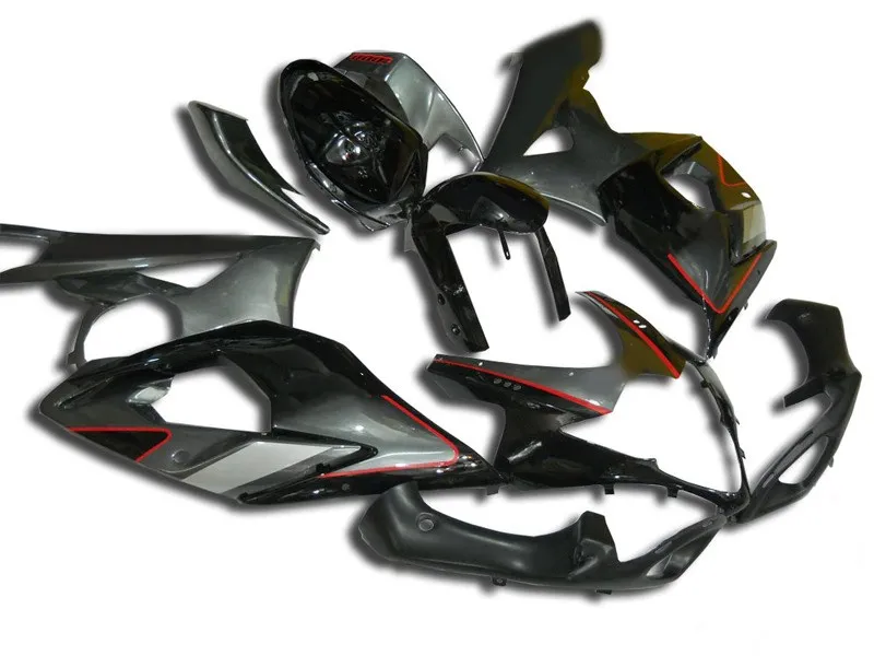Комплект обтекателей под давлением для GSXR1000 K5 05 06 GSXR 1000 2005 2006 ABS серые и черные