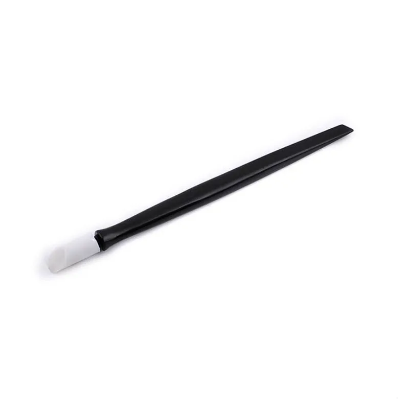 3pcs Soft Plastic Nail Pusher Double-end Rubber Pressure Pen Smooth Stick for Sticker Powder Manicure Nail Remover Tools
