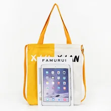 Холщовая Сумка, женская сумка на плечо, в Корейском стиле, простые универсальные, для студентов, большой объем, хипстер, японский стиль, парусина