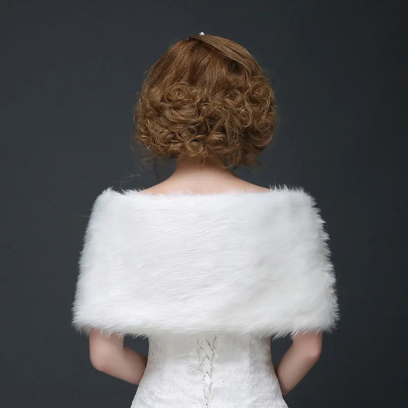 Свадебная шаль из искусственного меха, свадебная накидка, белое болеро, Femme Mariage, свадебная зимняя меховая накидка, chaqueta fiesta mujer, накидка с перьями