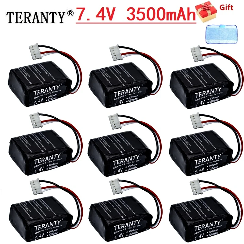 Original 7.4V 3500mAh Li-Po Battery for iRobot braava 380 380t 381Mint 5200c 2800 mAh 7.2v Rechargeable battery 1-10Pcs | Электроника