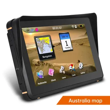 

7 inch motorcycle&car GPS navigator 256Mb+8GB Flash waterproof Resistive touch screen motorcycle GPS navigator system