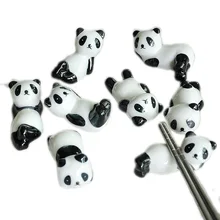 

Creative Chinese style chopstick holder ceramic cartoon animal cute panda chopstick holder pen holder ornaments
