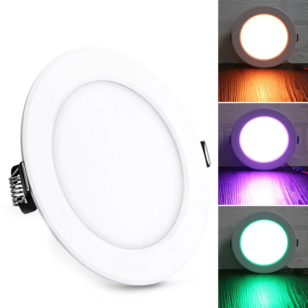 Dimmable Встраиваемый светодиодный потолочный панельный светильник, светильник RGB вниз, 13 изменений C2
