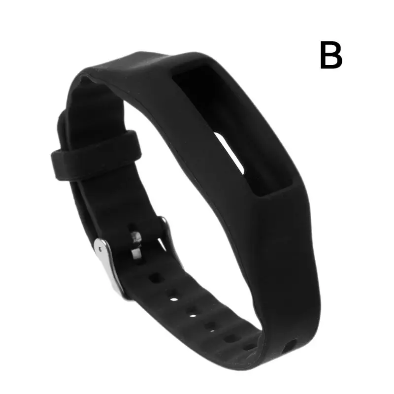Camouflage Replacement Strap Silicone Sport Wrist Watch Band For Huawei Honor Band 4 Standard Version Smart Watch - Color: Black
