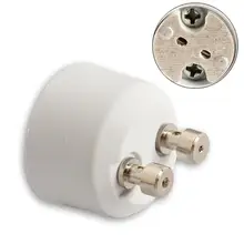 Белый GU10 к MR16 цоколь галогенный светильник Лампа адаптер конвертер высокая температура сопротивление Преобразования Держатель Лампы