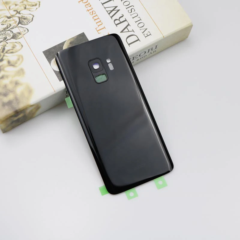 Для SAMSUNG Galaxy S9 G960F Задняя стеклянная крышка батареи задняя дверь корпус чехол для SAMSUNG S9 G9600 Задняя стеклянная крышка