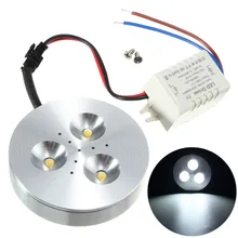 AC85-265V круглая светодиодная подсветка под шкаф настенная лампа Шкаф светильник аварийный кухонный ночной Светильник для дома