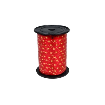

1034606 Ng tape simple 1/100 with metal application, snowflakes Rd Red