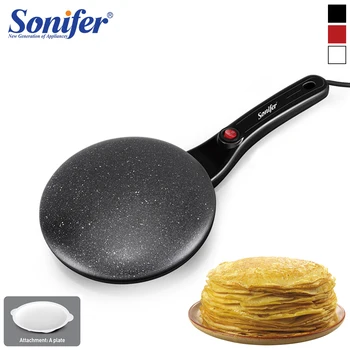 

Electric Crepe Maker Pizza Machine Pancake Pan Non-Stick Griddle Baking Pan Cake Machine Easy To Use Kitchen Cooking Sonifer