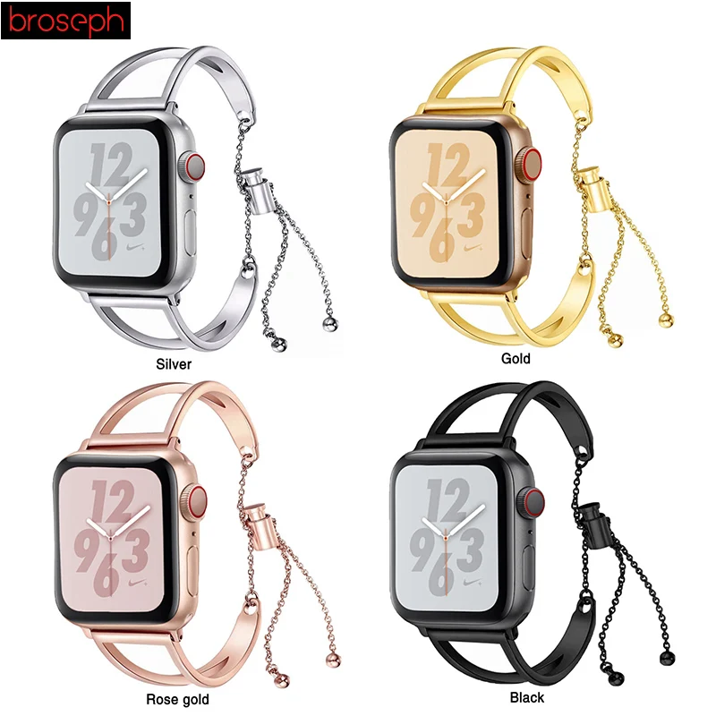 

Watch Straps for Apple Watch Band 38mm 42mm Stainless Steel Wristband Bracelet for Iwatch Band Series 3 2 1 Watchbands