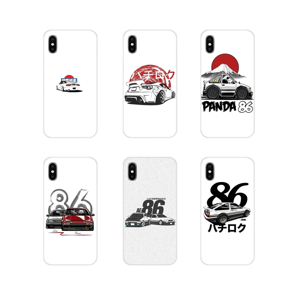 

HKS Japan AE86 car Accessories Phone Cases Covers For Apple iPhone X XR XS MAX 4 4S 5 5S 5C SE 6 6S 7 8 Plus ipod touch 5 6
