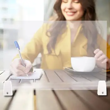 

Sneeze Guard Shield Multi-function Durable Acrylic Spit Droplets Isolation Protection Board Baffle