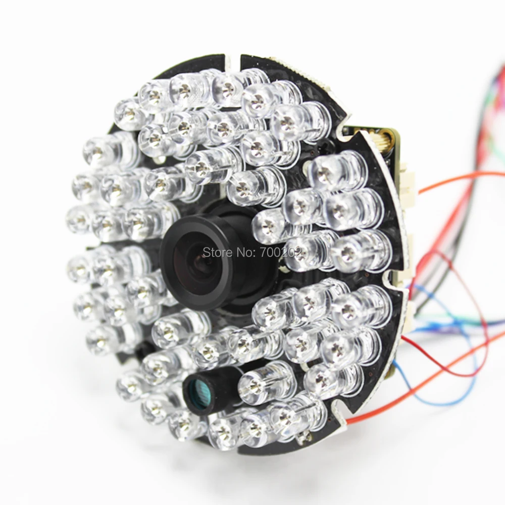 

AHWVE 1080P DIY IP Camera Module Board XMeye App with 48IR LED Board and 2.8mm lens