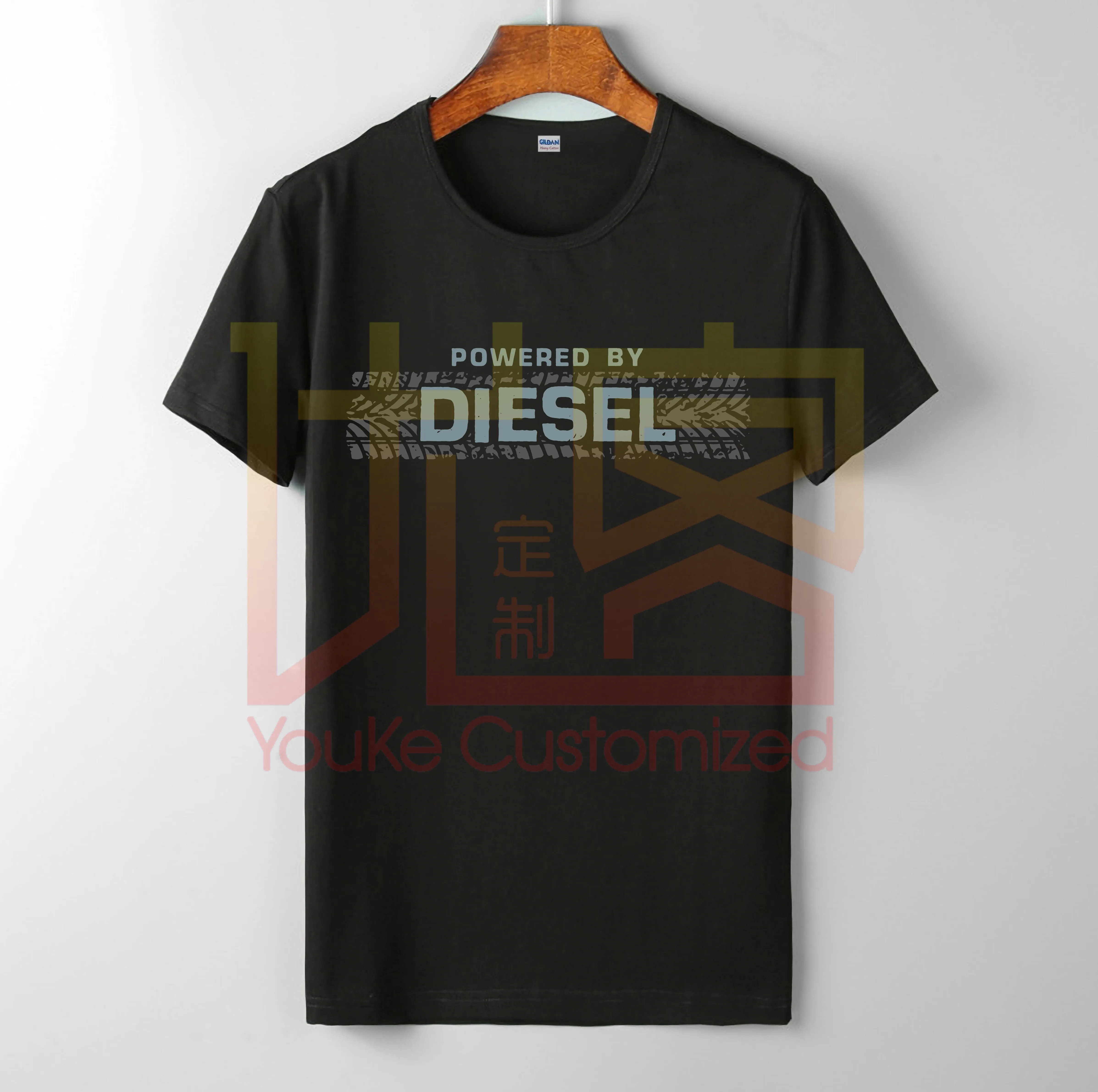 

new Diesel cool T-shirts 2019 fashion All Sizes Men's Brand T Shirt O-Neck 100% cotton custom printed T-Shirt Tops Tee