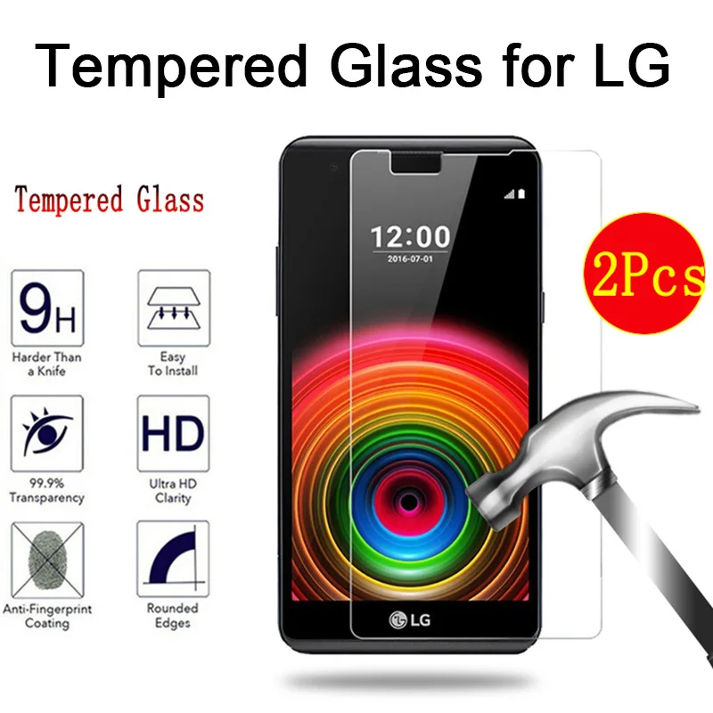 

Tempered Glass for LG X Screen Power 2 Cam W30 Pro W10 Protective Glass for LG V50 V40 ThinQ V30 Plus V20 V10 Screen Protector