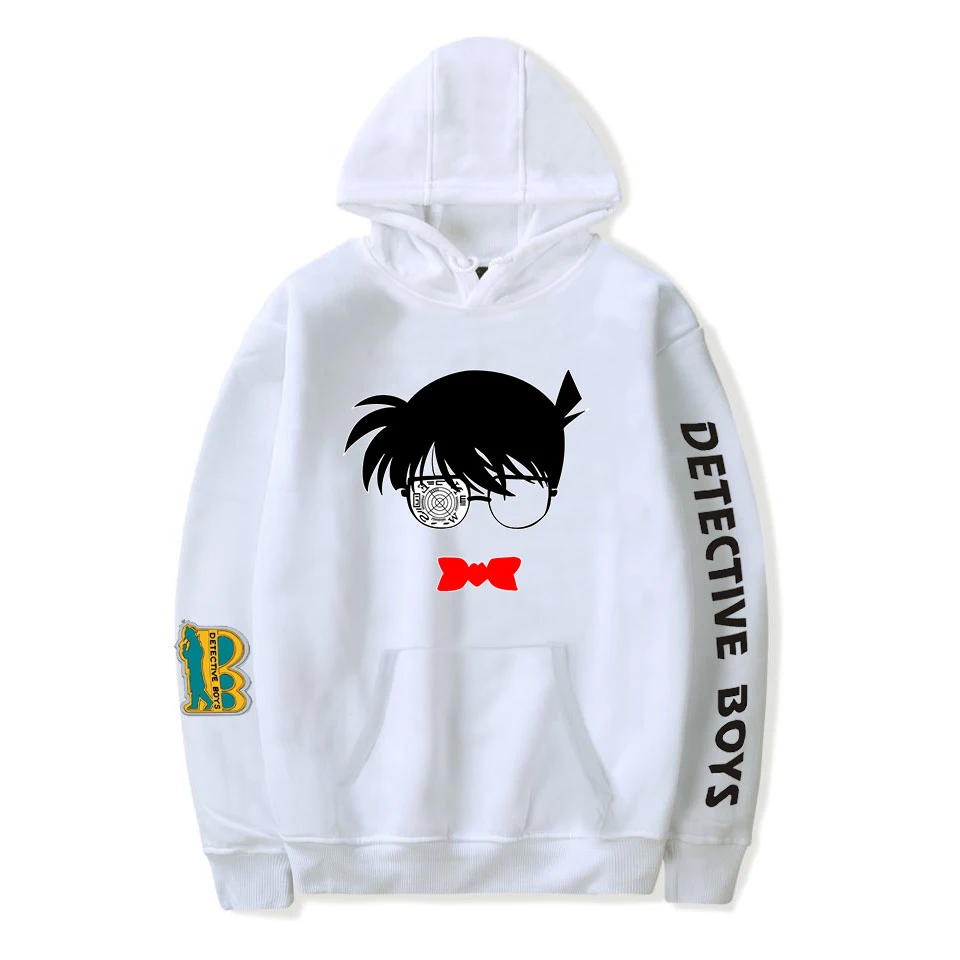 Detective Conan Hoodies Men Women Autumn Sweatshirts Fashion Hooded print Detective Conan white Hoodies boys girls pullovers Detective Conan Hoodies Men Women Autumn Sweatshirts Fashion Hooded print Detective Conan white Hoodies boys girls pullovers