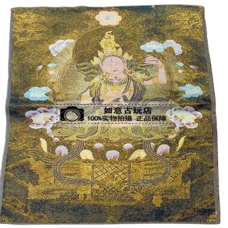 Непальская тибетская бумага Tangka и шелковая подвесная картина поклонение Лотос