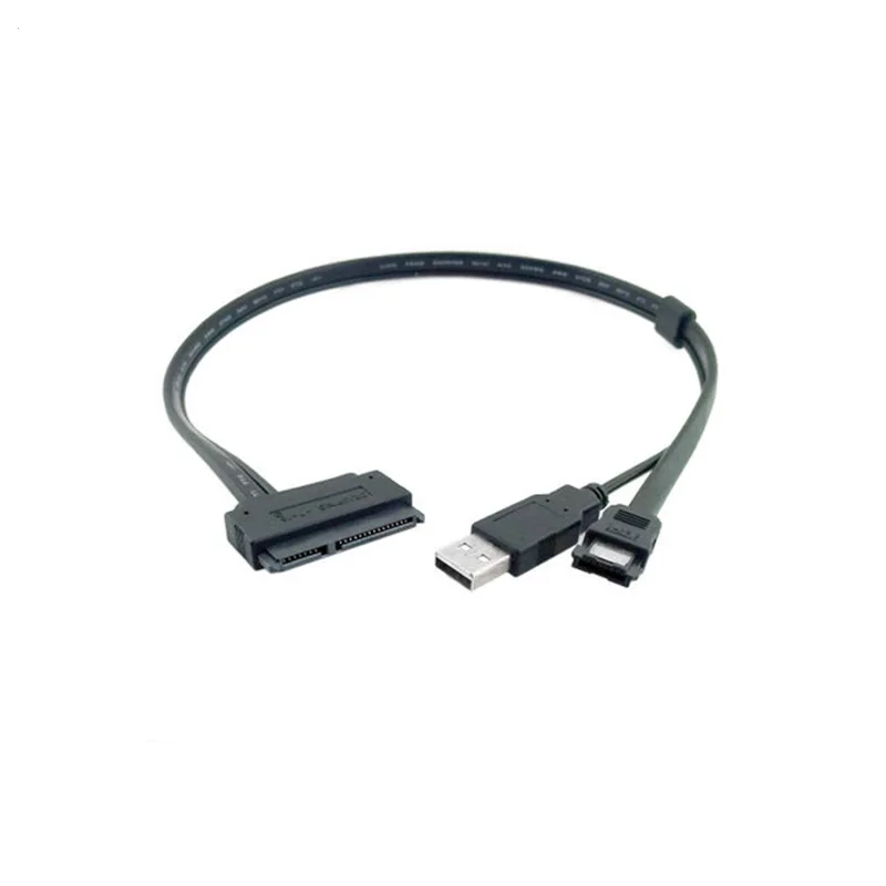 5 шт. eSATA USB кабель жесткого диска диск SATA 22pin к с питанием от адаптер для 2 &quotHDD| |