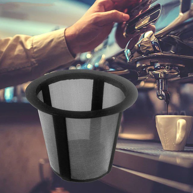 Filtro per caffè macchina per caffè americano filtro per caffè a mano con  manico filtro per birra imbuto per tè Fine in acciaio inossidabile tipo a