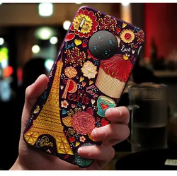 Floral Relief Soft Silicone Back Cover - Elegant Phone Case s for Nokia G10 G20 (1)