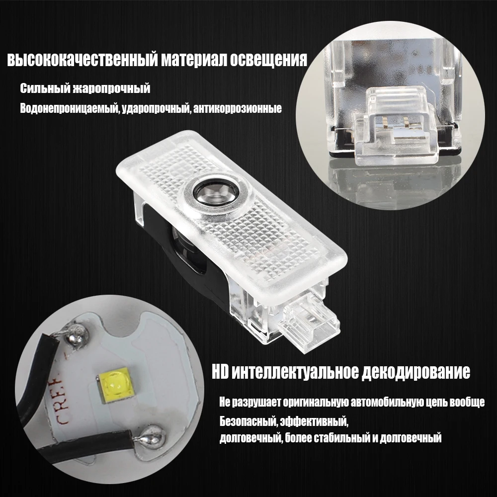 2 шт. светодиодный дверь логотипа автомобиля Добро пожаловать свет проектора для Mercedes Benz CLA C117 CLS C218 C207 E купе A207 AMG логотип Предупреждение лампа