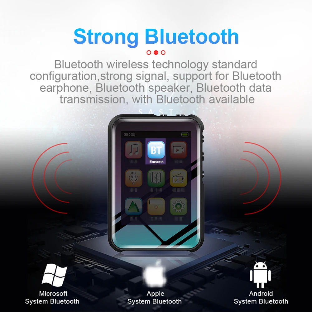8/16 ГБ M16 MP4 плеер 2 4 дюймов ЖК дисплей полный сенсорный экран Bluetooth 0 стерео