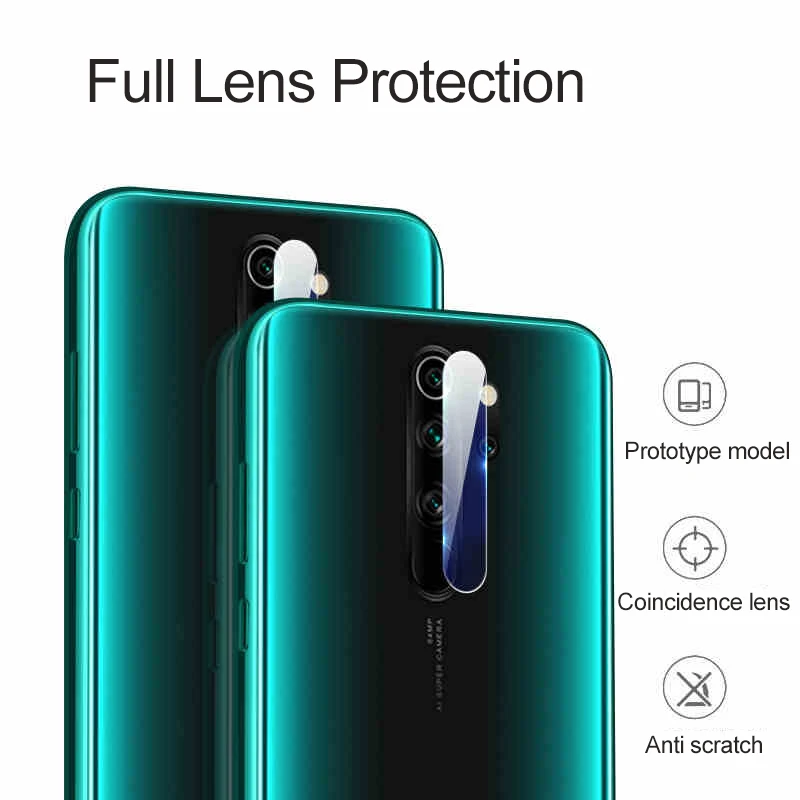 Защитное стекло для объектива камеры Redmi Note 8 9 Pro 9S Защитный металлический чехол