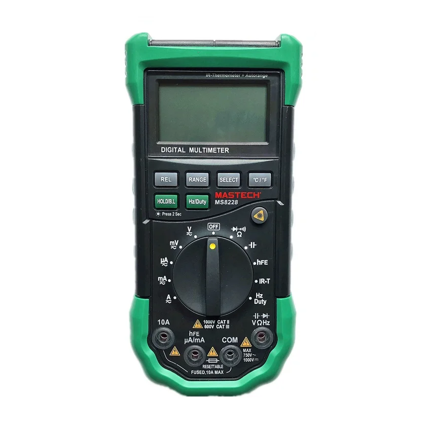 MASTECH MS8228 Автоматический диапазон 4000 отсчетов Цифровой мультиметр