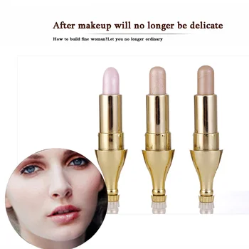 

1PC Makeup For Women Glitter Color Cosmetic Waterproof Face Brighten Contouring Makeup Highlighter Shimmer Stick
