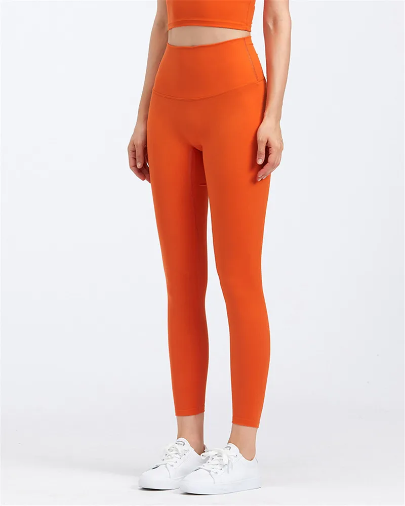 Lulu Quality Leggings Sport Women Fintess Tight High Waist Yoga Pant Butter Soft Gym Clothe 100%squat Proof Compression Athletic